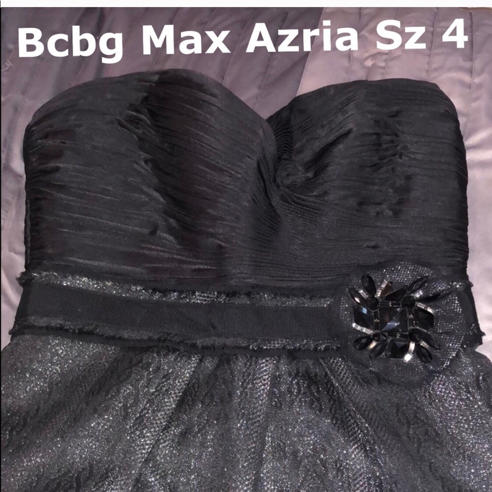 BCBG Black sweetheart cocktail dress